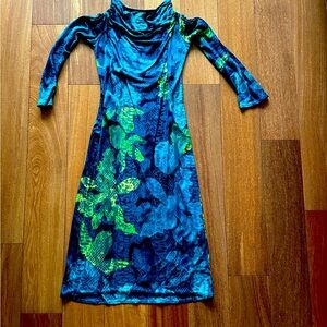 Stunning!! Jean Couture off shoulder vintage dress